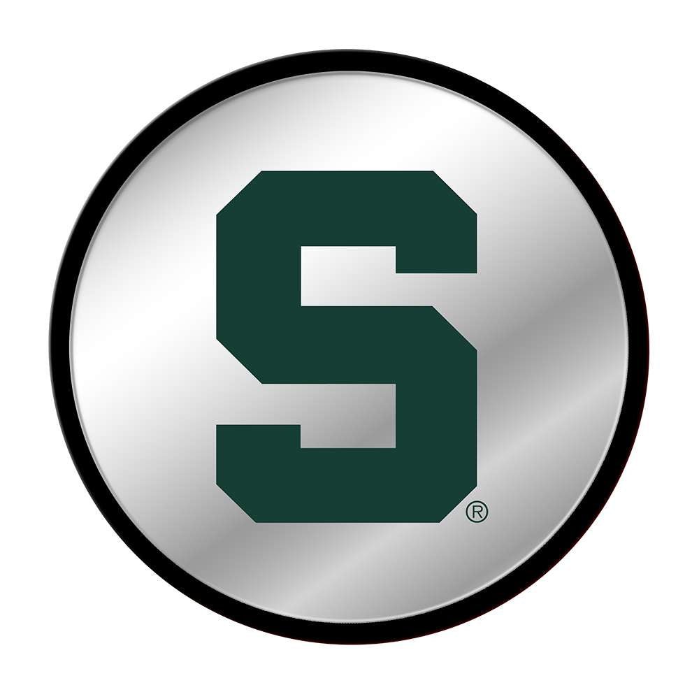 Michigan State Spartans: Modern Disc Mirrored Wall Sign - The Fan-Brand