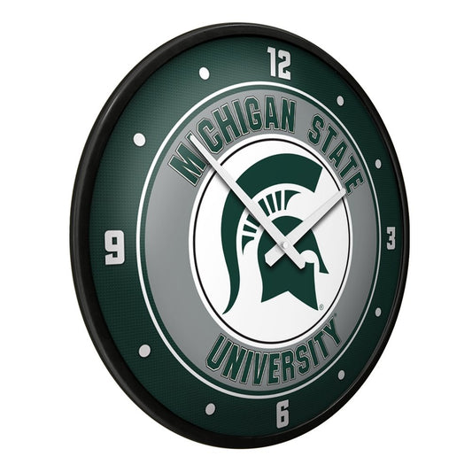 Michigan State Spartans: Modern Disc Wall Clock - The Fan-Brand