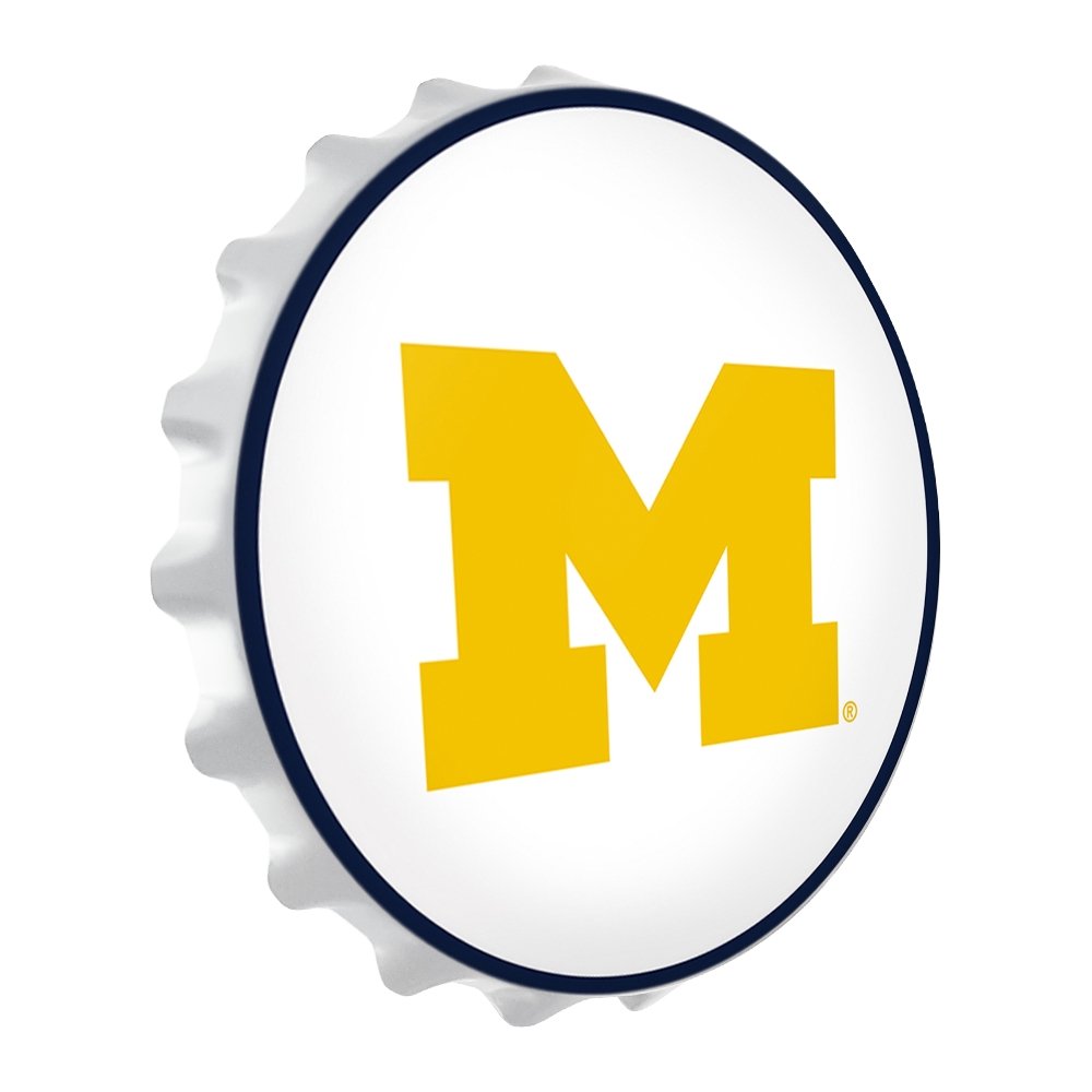 Michigan Wolverines: Bottle Cap Wall Light - The Fan-Brand