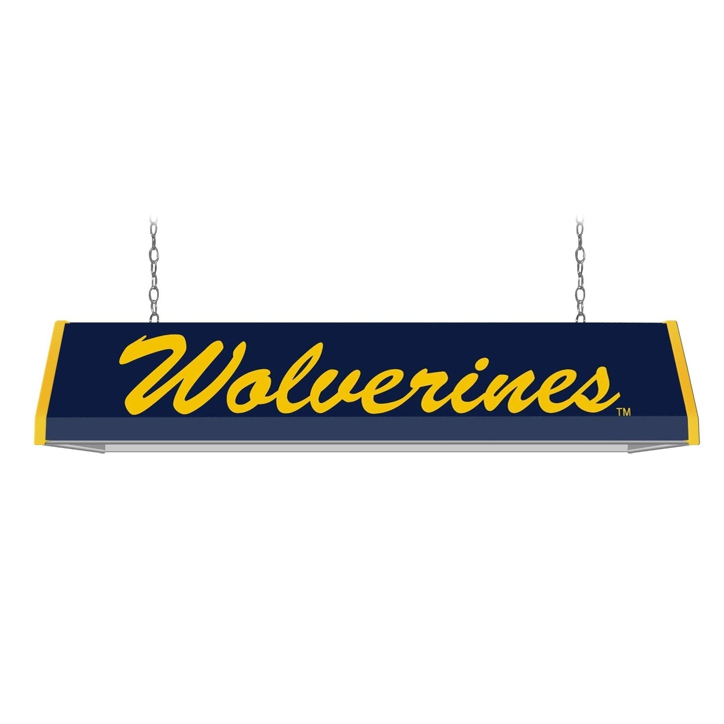 Michigan Wolverines: Wolverines - Standard Pool Table Light - The Fan-Brand