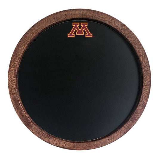 Minnesota Golden Gophers: Chalkboard "Faux" Barrel Top Sign - The Fan-Brand