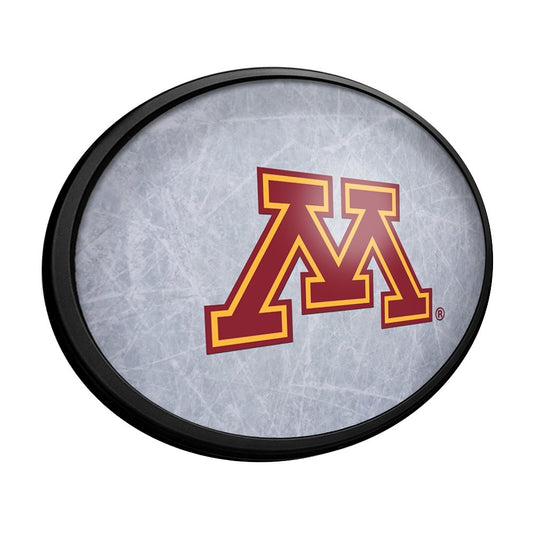 Minnesota Golden Gophers: Ice Rink - Oval Slimline Lighted Wall Signs - The Fan-Brand