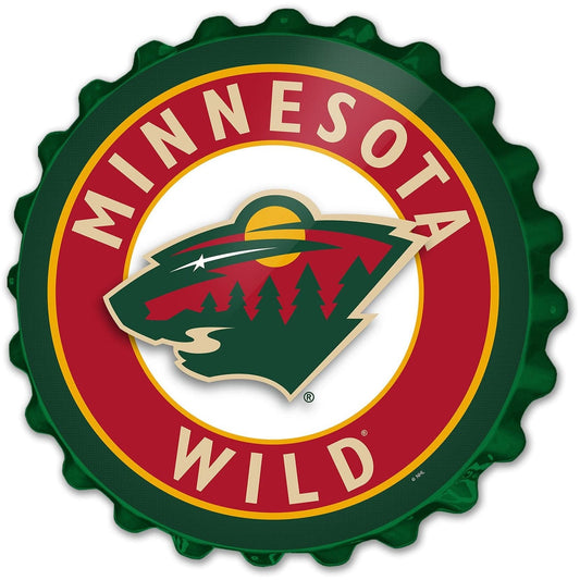 Minnesota Wild: Bottle Cap Wall Sign - The Fan-Brand