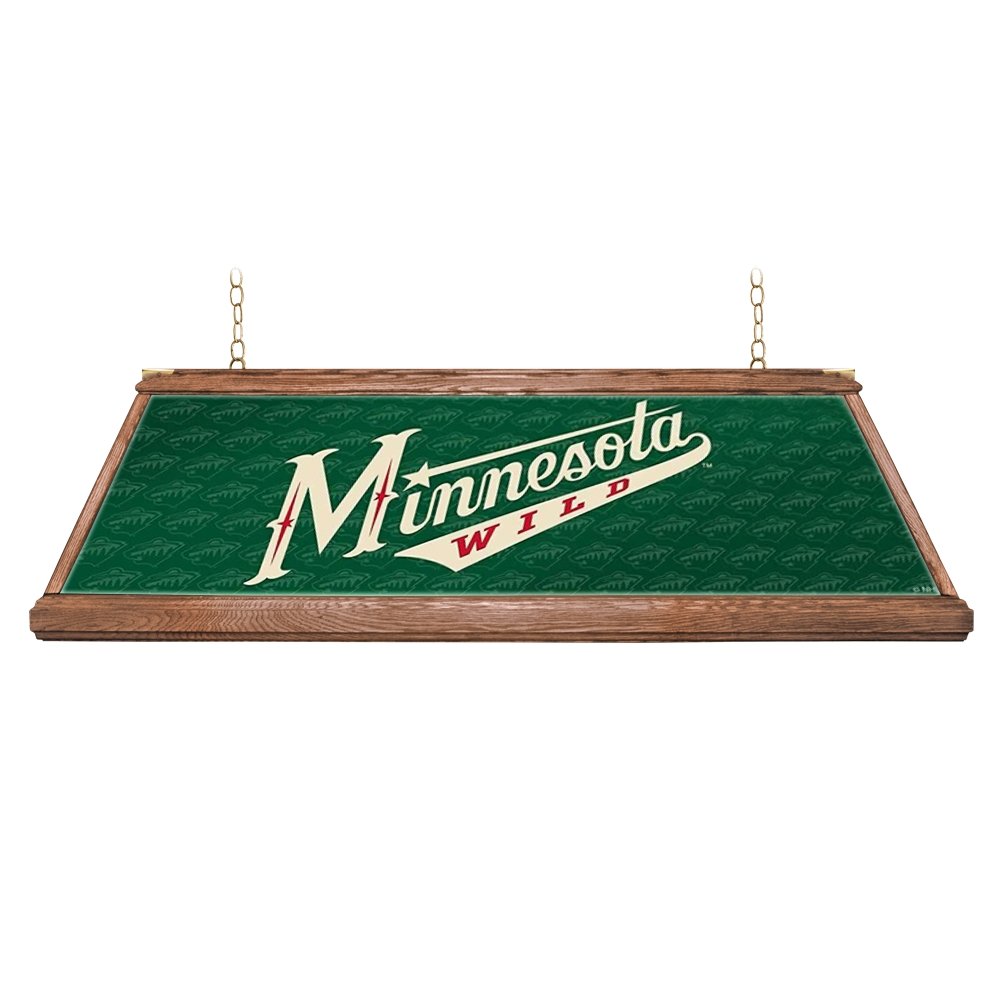 Minnesota Wild: Premium Wood Pool Table Light - The Fan-Brand