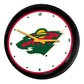 Minnesota Wild: Retro Lighted Wall Clock - The Fan-Brand
