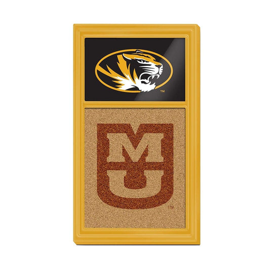 Missouri Tigers: Dual Logos - Cork Note Board - The Fan-Brand