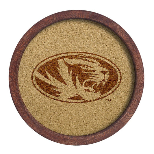 Missouri Tigers: "Faux" Barrel Framed Cork Board - The Fan-Brand