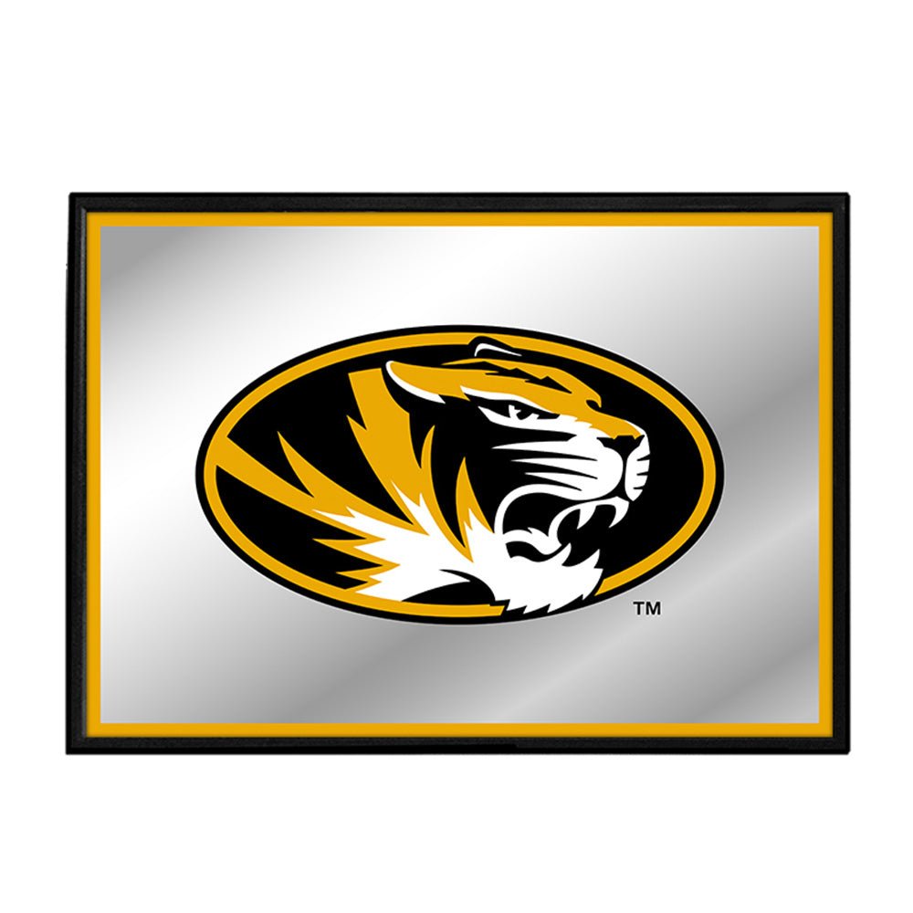 Missouri Tigers: Framed Mirrored Wall Sign - The Fan-Brand