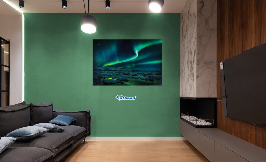 Generic Scenery: Aurora Borealis Poster - Removable Adhesive Decal