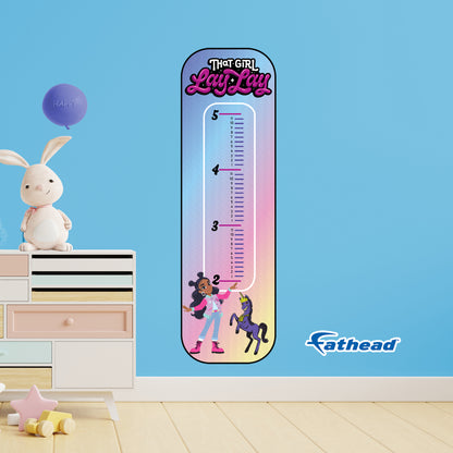 That Girl Lay Lay:  Unicorn Growth Chart        - Officially Licensed Nickelodeon Removable     Adhesive Decal