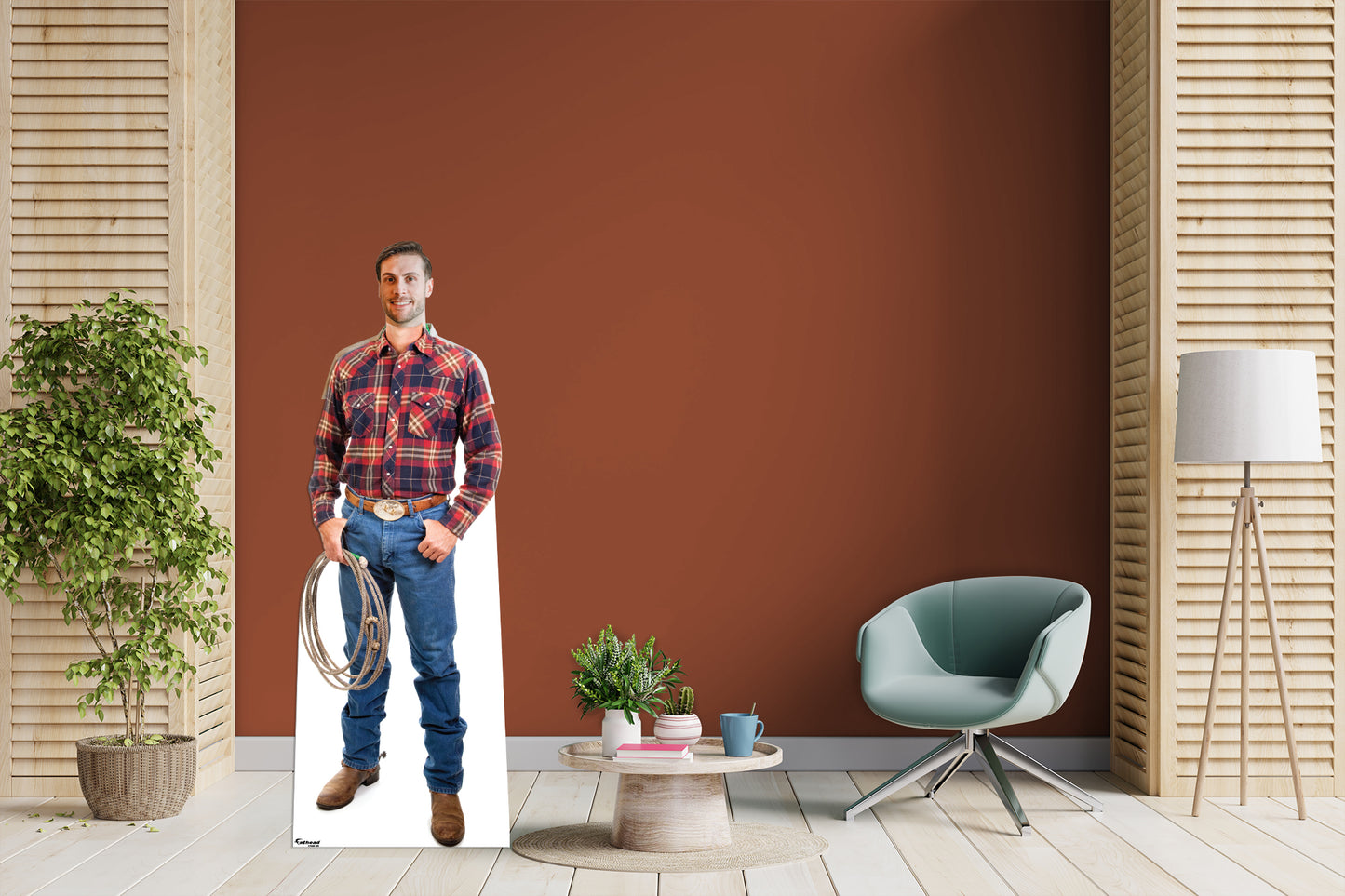 Cowboy: Modern Cowboy Stand In   Foam Core Cutout  -      Stand Out