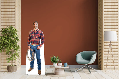 Cowboy: Modern Cowboy Stand In   Foam Core Cutout  -      Stand Out