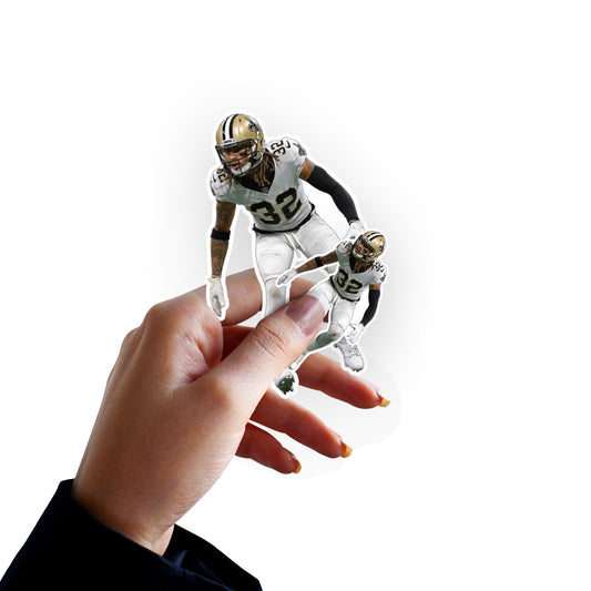New Orleans Saints: Tyrann Mathieu 2022 Minis        - Officially Licensed NFL Removable     Adhesive Decal