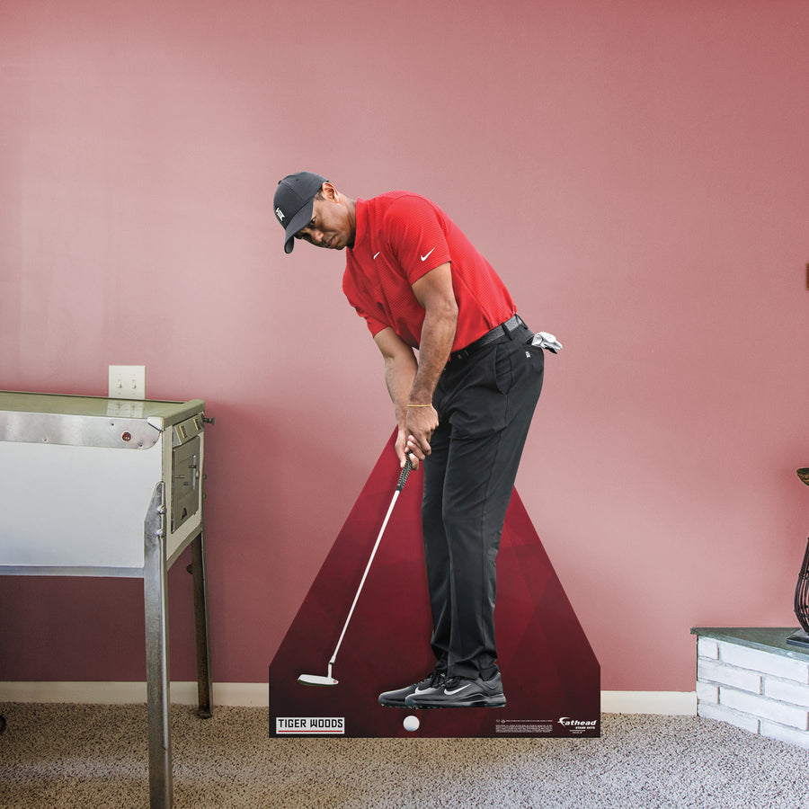 Tiger Woods Putting - Life-Size Stand Out - Officially Licensed - Foam Core Cutout