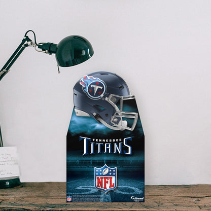 Tennessee Titans:  2022 Helmet  Mini   Cardstock Cutout  - Officially Licensed NFL    Stand Out