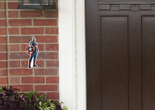 Captain America: Captain America Standing        - Officially Licensed Marvel    Outdoor Graphic