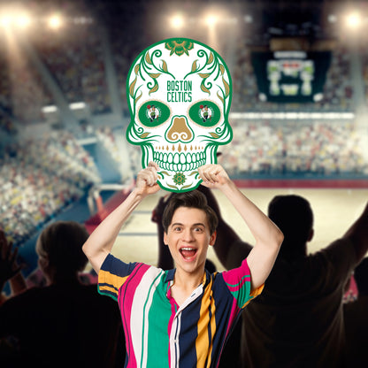 Boston Celtics:  2022 Skull   Foam Core Cutout  - Officially Licensed NBA    Big Head