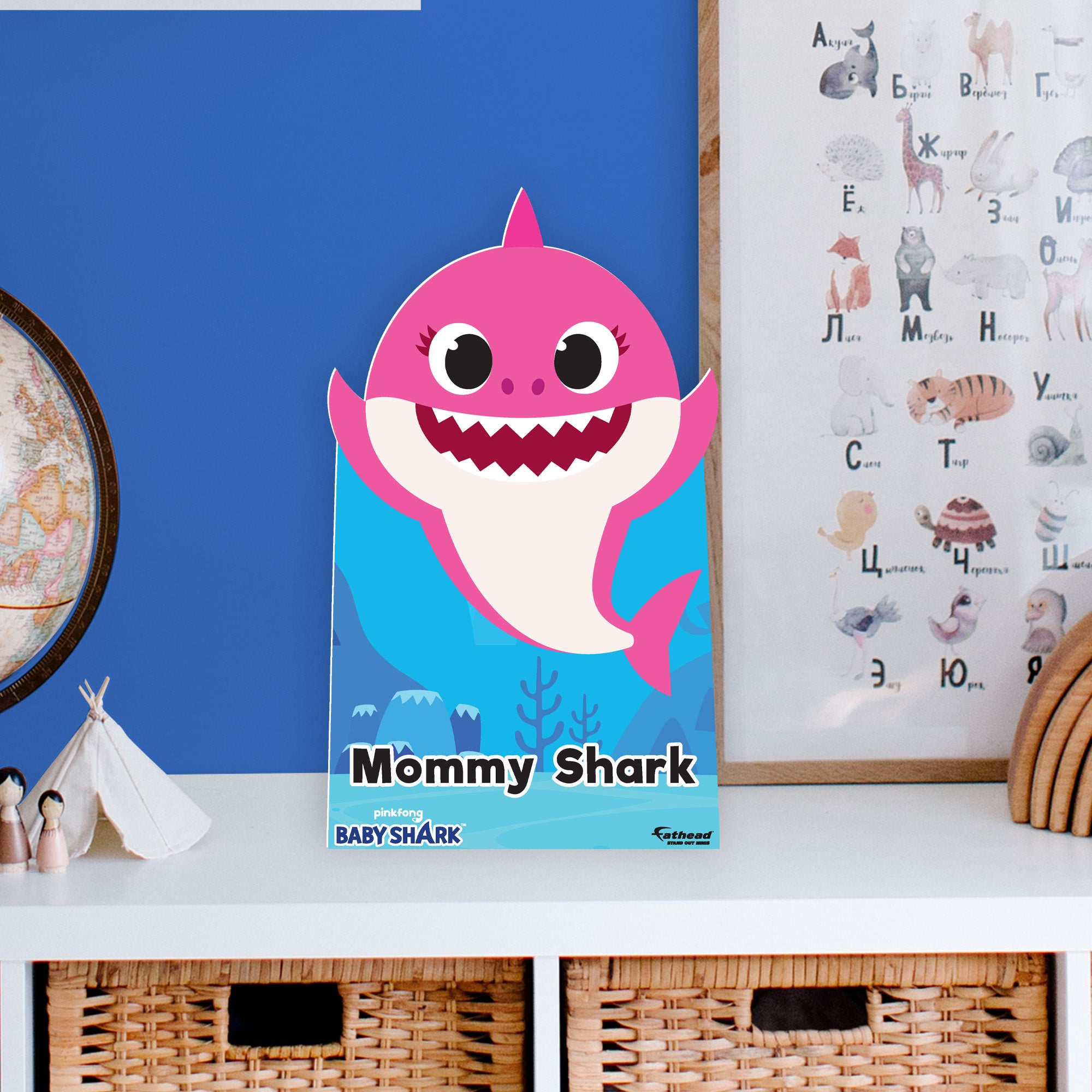Baby Shark: Mommy Shark Mini Cardstock Cutout Officially Licensed Ni –  Fathead