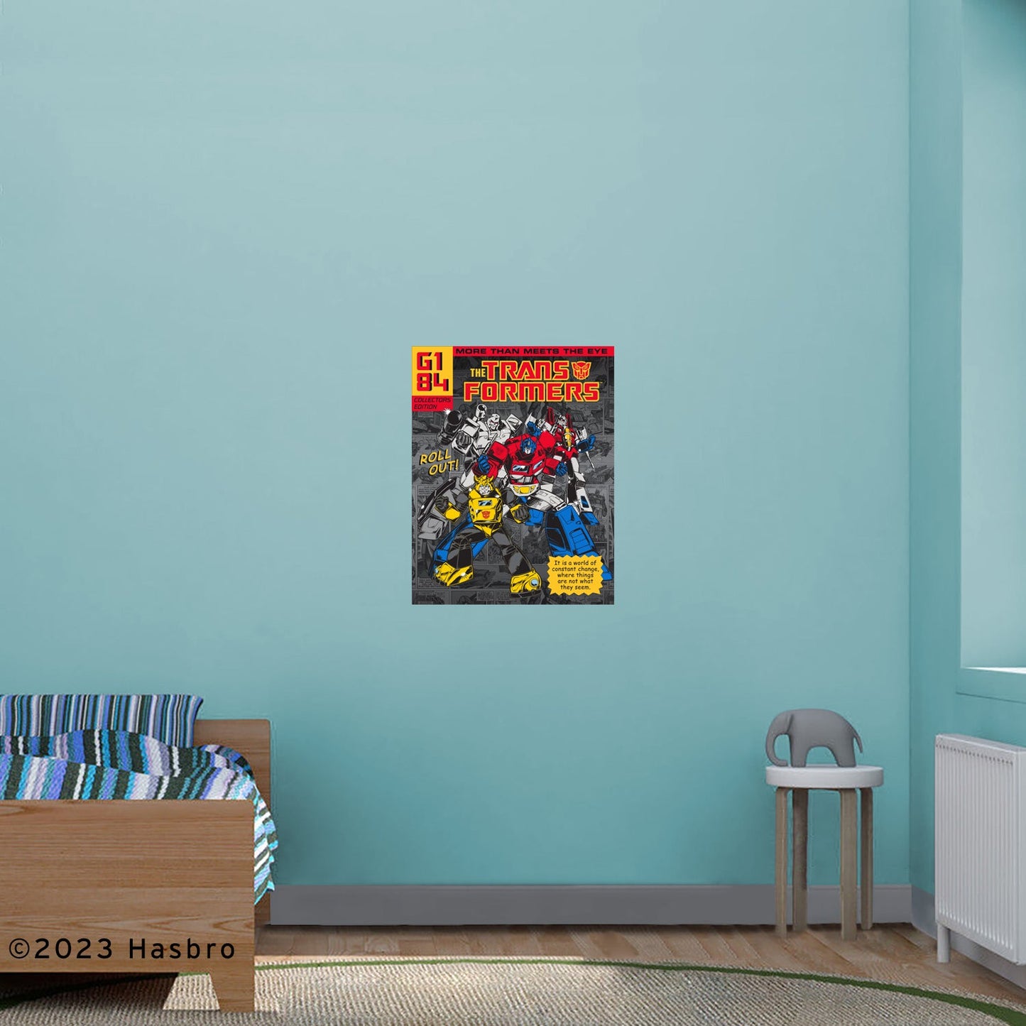 Transformers Classic: Comic Cover Poster - Officially Licensed Hasbro Removable Adhesive Decal