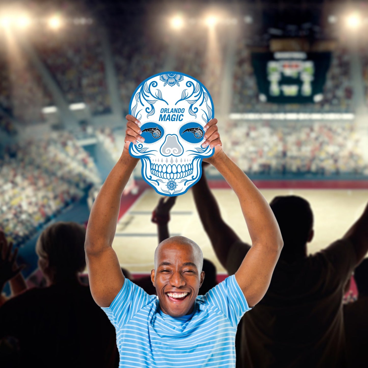 Orlando Magic: Skull Foam Core Cutout - Officially Licensed NBA Big Head