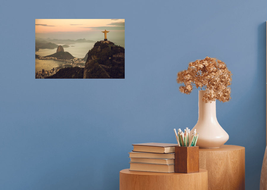 Popular Landmarks: Sao Paulo Realistic Poster - Removable Adhesive Decal