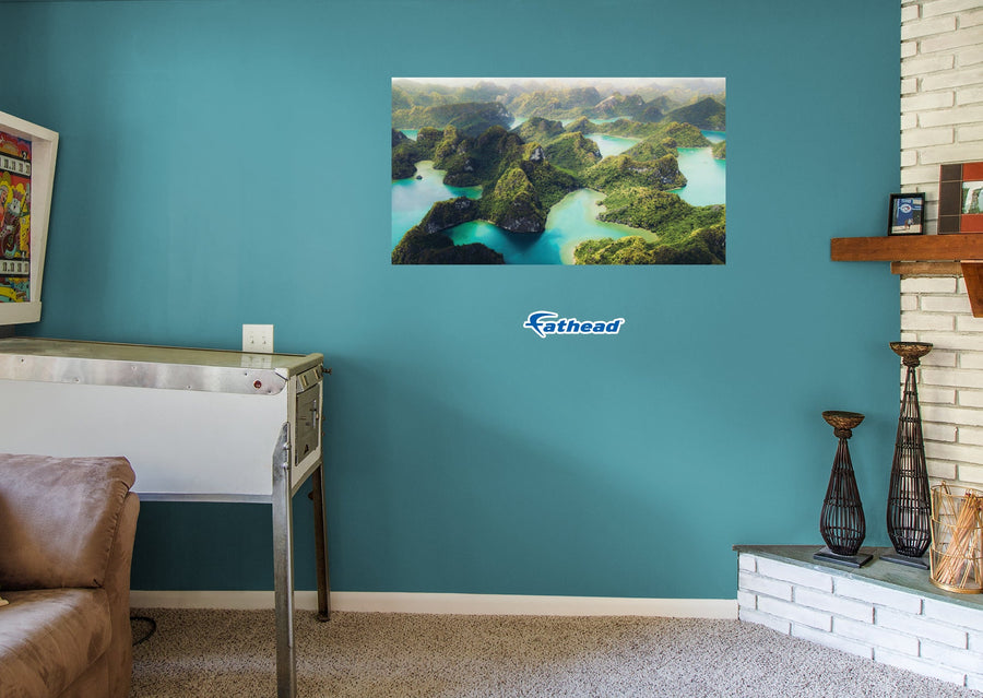 Generic Scenery: Green Paradise Poster - Removable Adhesive Decal