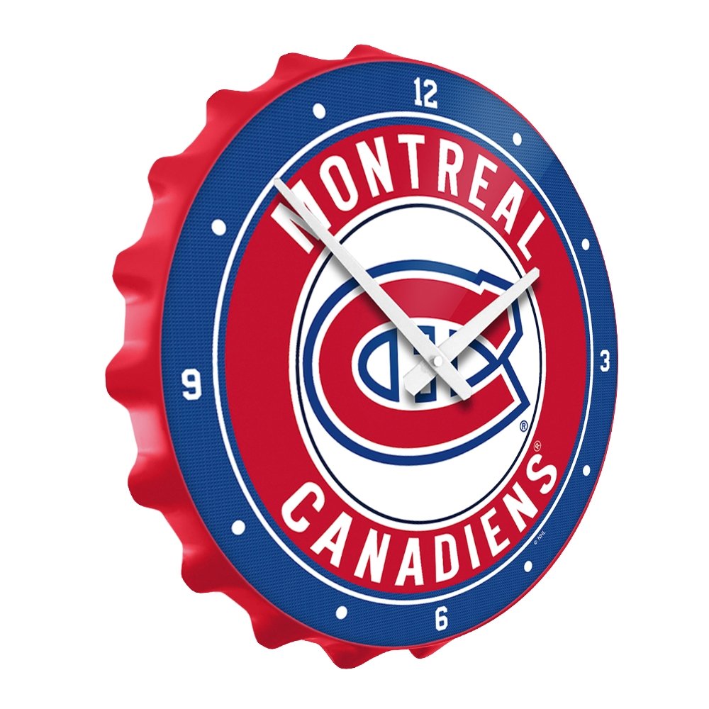 Montreal Canadians: Bottle Cap Wall Clock - The Fan-Brand