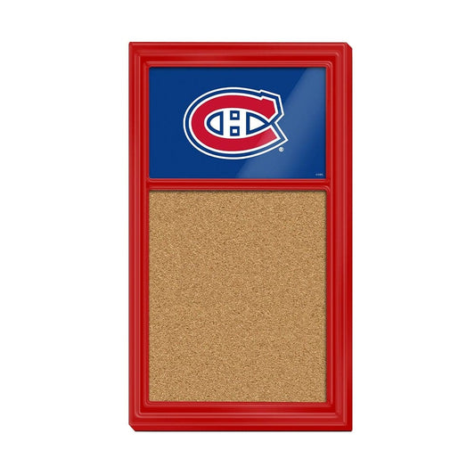 Montreal Canadiens: Cork Note Board - The Fan-Brand
