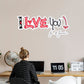 Dream Big Art:  I Love You Icon        - Officially Licensed Juan de Lascurain Removable     Adhesive Decal