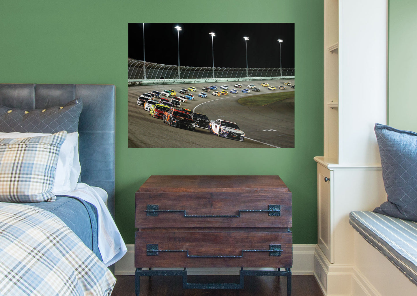 Homestead-Miami Speedway - The Turn - Peel & Stick Poster - Official NASCAR - Reusable Vinyl Wall Decal