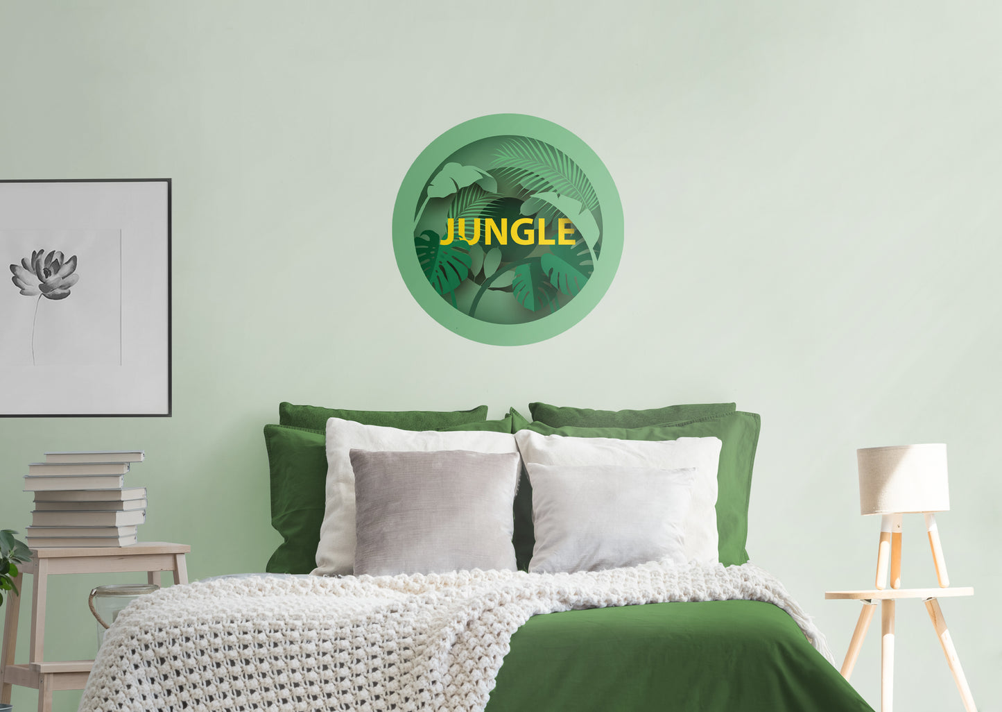 Jungle:  Detail Icon        -   Removable     Adhesive Decal