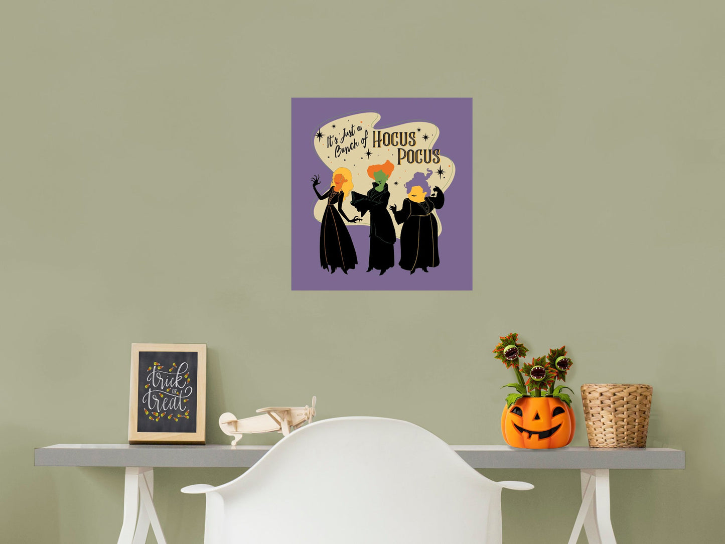 Hocus Pocus:  It's just a bunch of Hocus Pocus Mural        - Officially Licensed Disney Removable Wall   Adhesive Decal