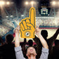 Indiana Pacers: Foamcore Foam Finger Foam Core Cutout - Officially Licensed NBA Big Head
