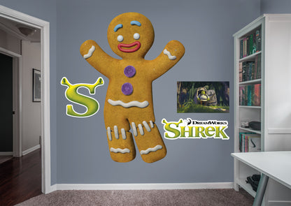 Shrek: Gingy RealBig        - Officially Licensed NBC Universal Removable     Adhesive Decal