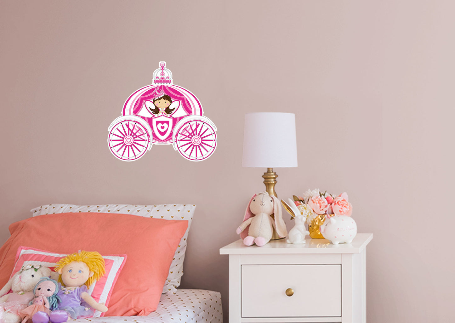 Nursery:  Fancy Carriage Icon        -   Removable     Adhesive Decal