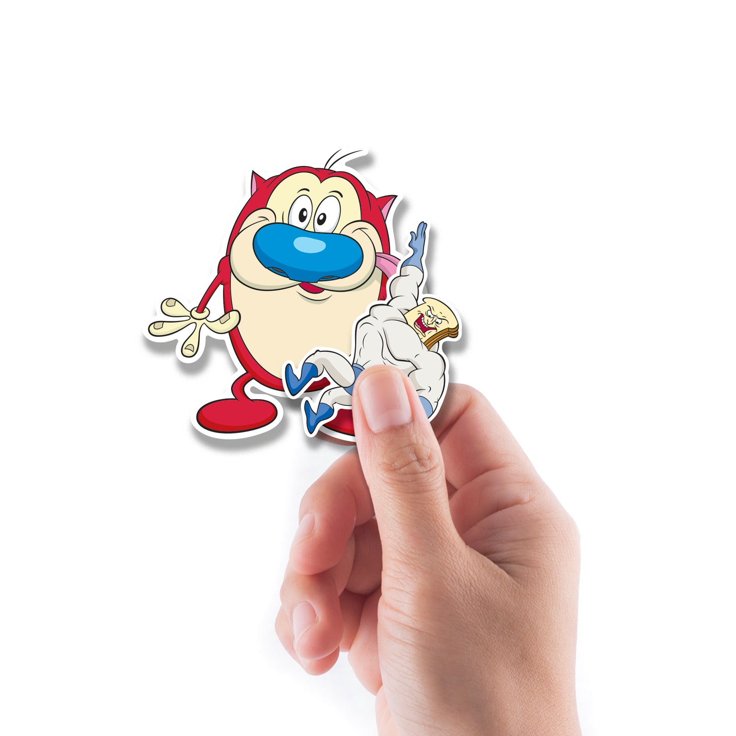 Ren and Stimpy: Ren & Stimpy Characters Minis        - Officially Licensed Nickelodeon Removable     Adhesive Decal