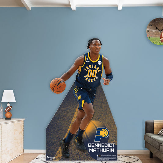 Indiana Pacers: Bennedict Mathurin Life-Size Foam Core Cutout - Officially Licensed NBA Stand Out