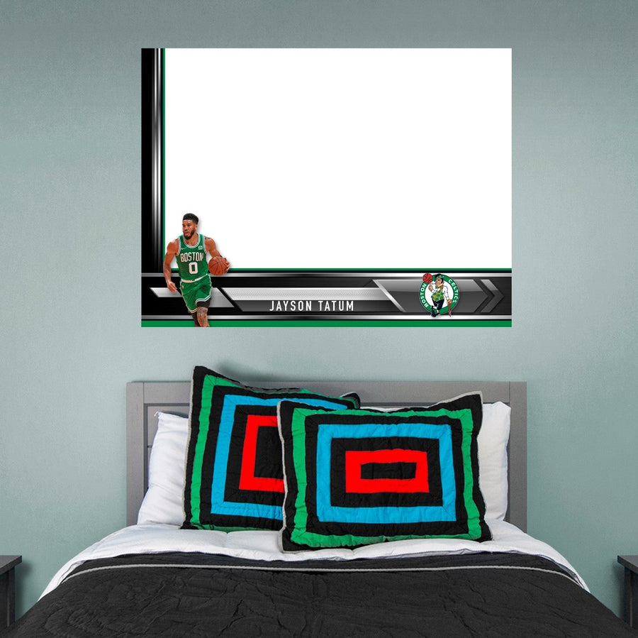 Boston Celtics - Jayson Tatum - Dry Erase Whiteboard - Official NBA - Reusable Vinyl Wall Decal