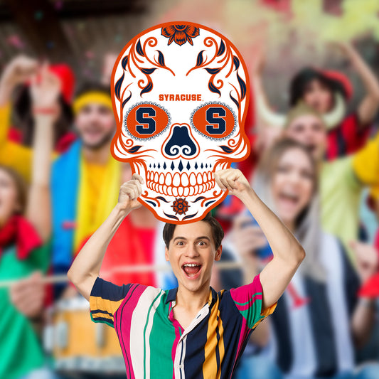 Syracuse Orange:   Skull   Foam Core Cutout  - Officially Licensed NCAA    Big Head