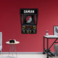 Portland Trail Blazers:   Scoreboard Personalized Name        - Officially Licensed NBA Removable     Adhesive Decal