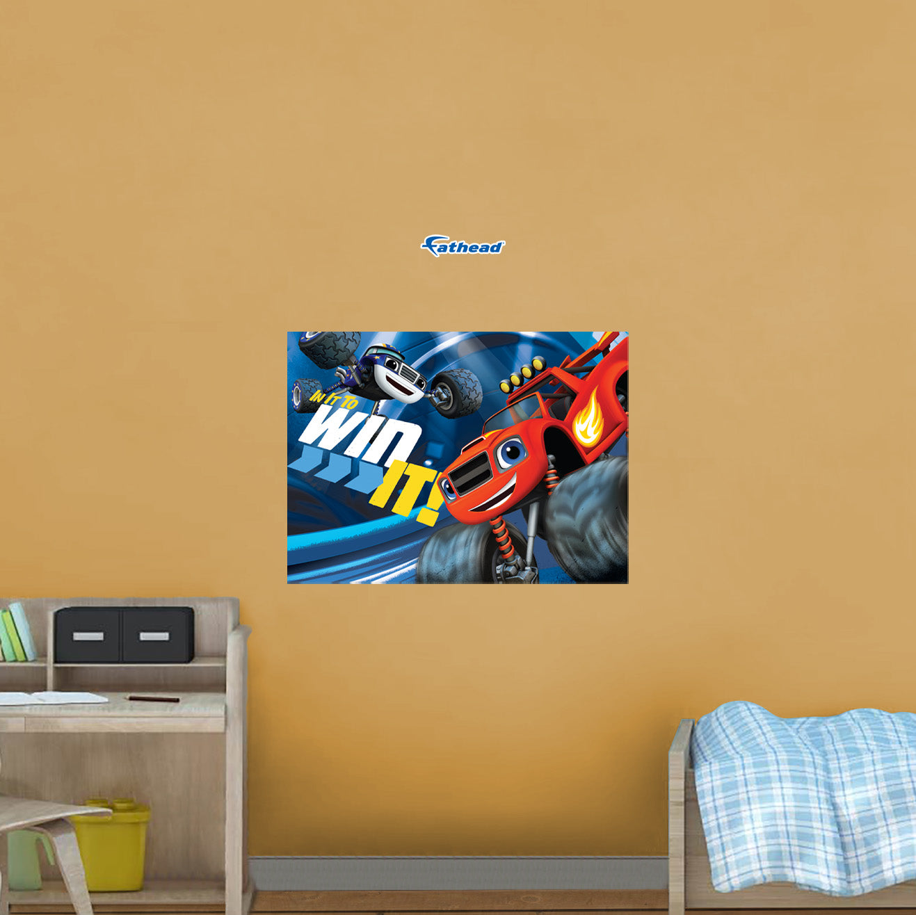 Blaze and the Monster Machines: In It To Win It Poster - Officially Licensed Nickelodeon Removable Adhesive Decal