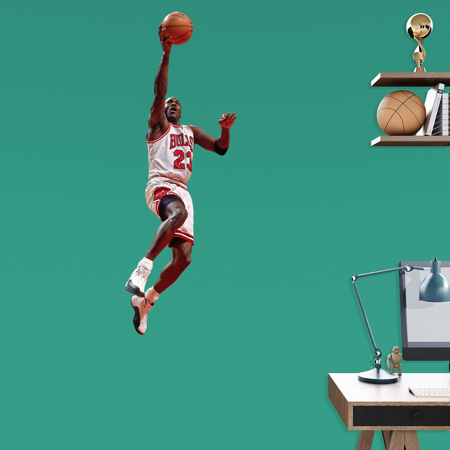 Michael Jordan: Layup - Officially Licensed NBA Removable Wall Decal