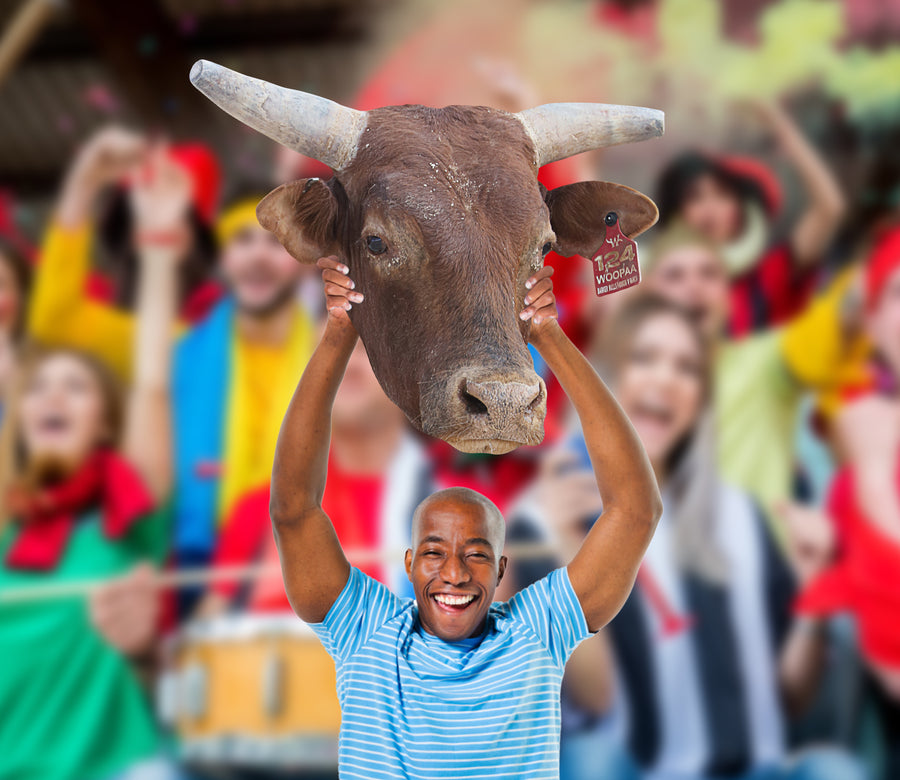 PBR:  Woopaa   Foam Core Cutout  - Officially Licensed Pro Bull Riding    Big Head