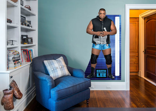 Keith Lee  Growth Chart        - Officially Licensed WWE Removable Wall   Adhesive Decal