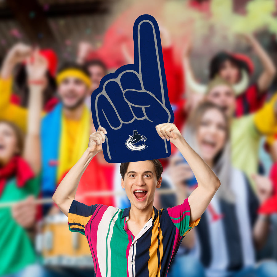 Foam Finger - Big Head - Official NHL - Vancouver Canucks - Foam Core Cutout
