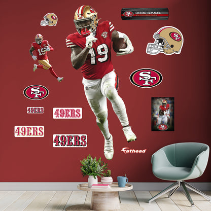 Outerstuff San Francisco 49ers Deebo Samuel Kids Mid Tier Jersey Red / S