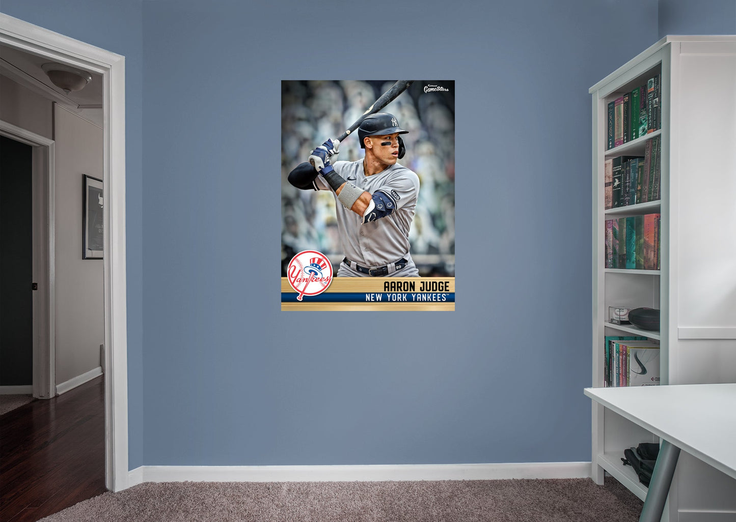 New York Yankees: Aaron Judge  GameStar        - Officially Licensed MLB Removable Wall   Adhesive Decal
