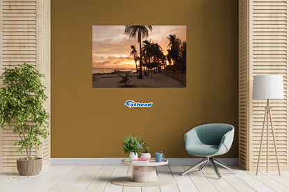 Generic Scenery: Sunset Realistic Poster        -   Removable     Adhesive Decal