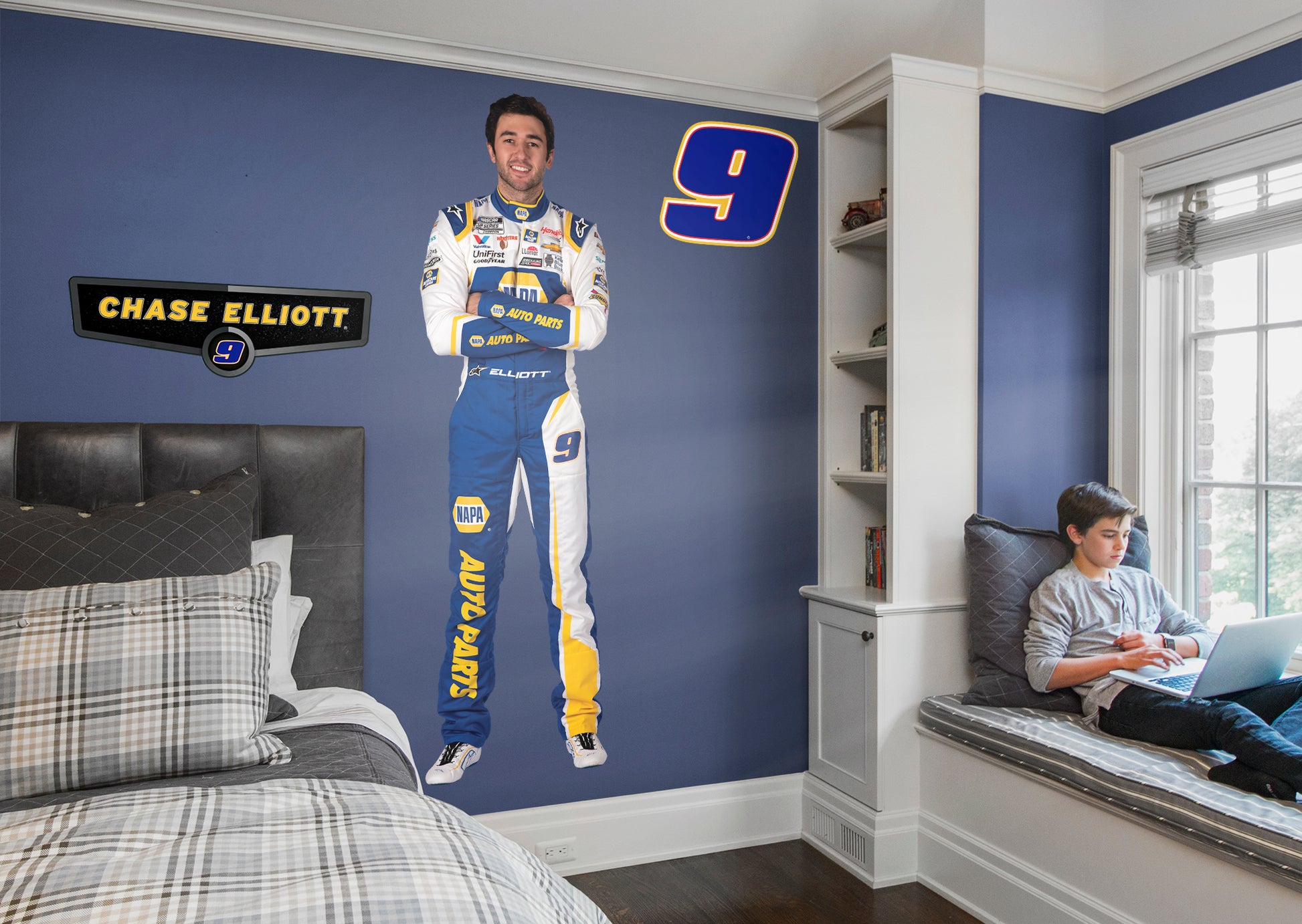 Life-Size Character + 2 Decals (78"W x 23"H)