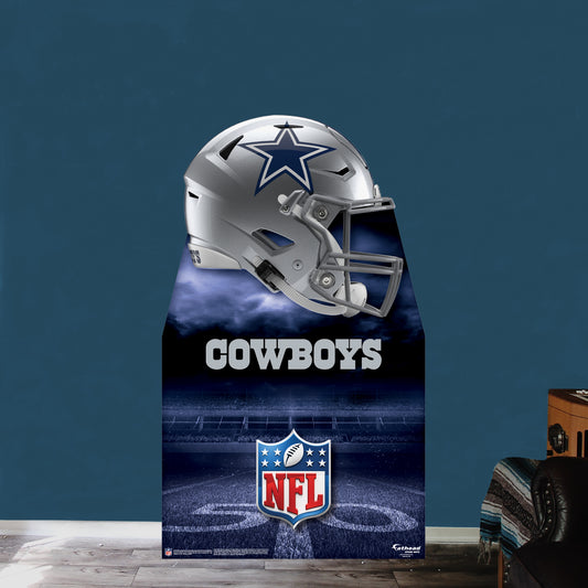 Dallas Cowboys:   Helmet  Life-Size   Foam Core Cutout  - Officially Licensed NFL    Stand Out